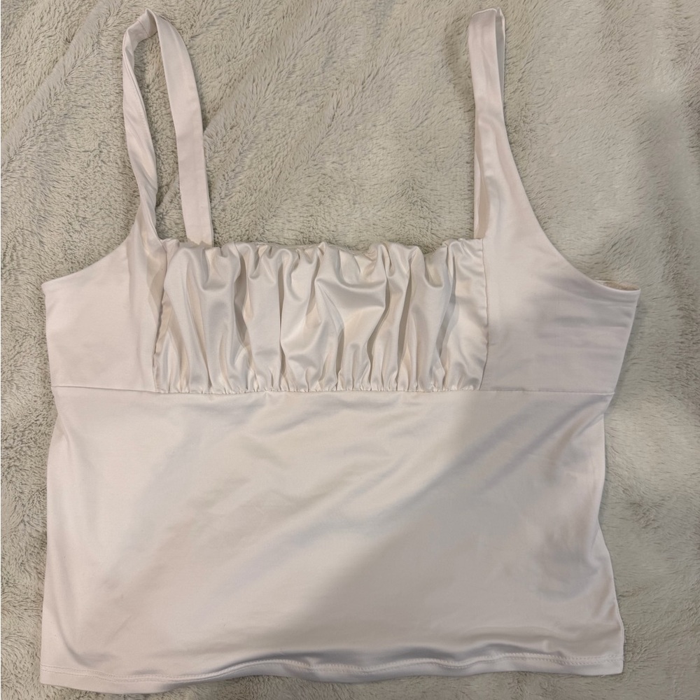Forever 21 White Camisole Top